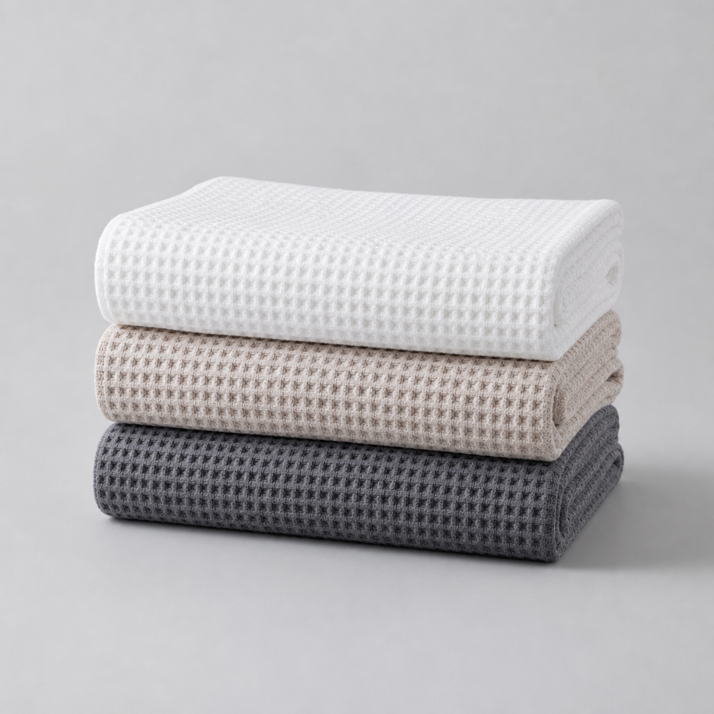 Cotton Waffle Hand Towel Set