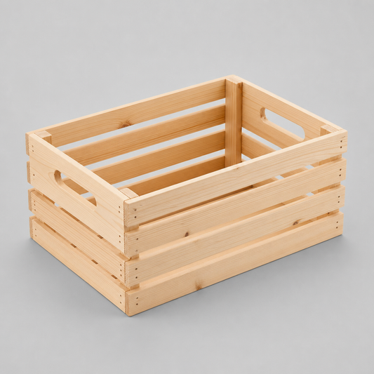 Stackable Wooden Storage Crate