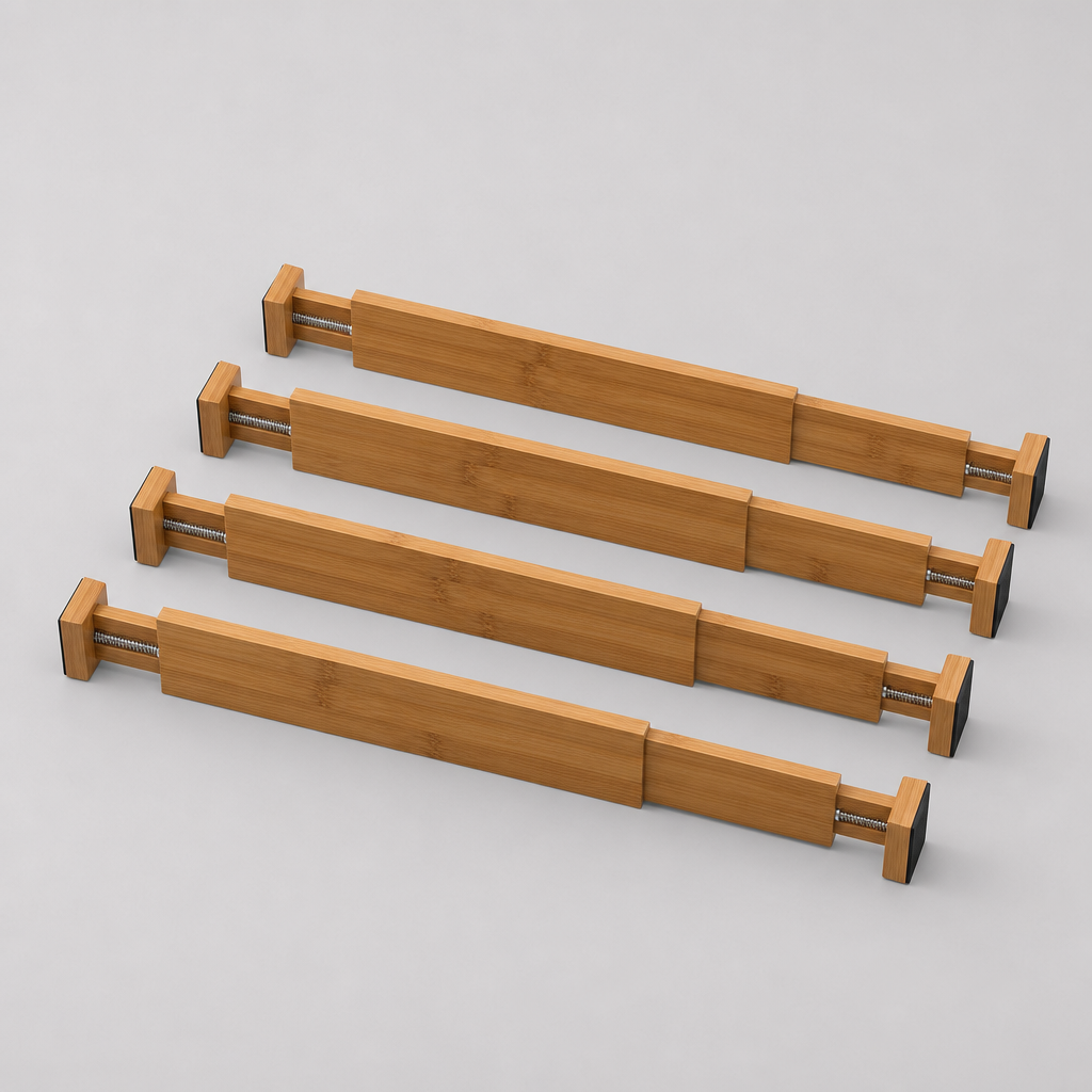 Bamboo Drawer Divider Set
