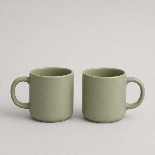 Stoneware Mug Set of Two