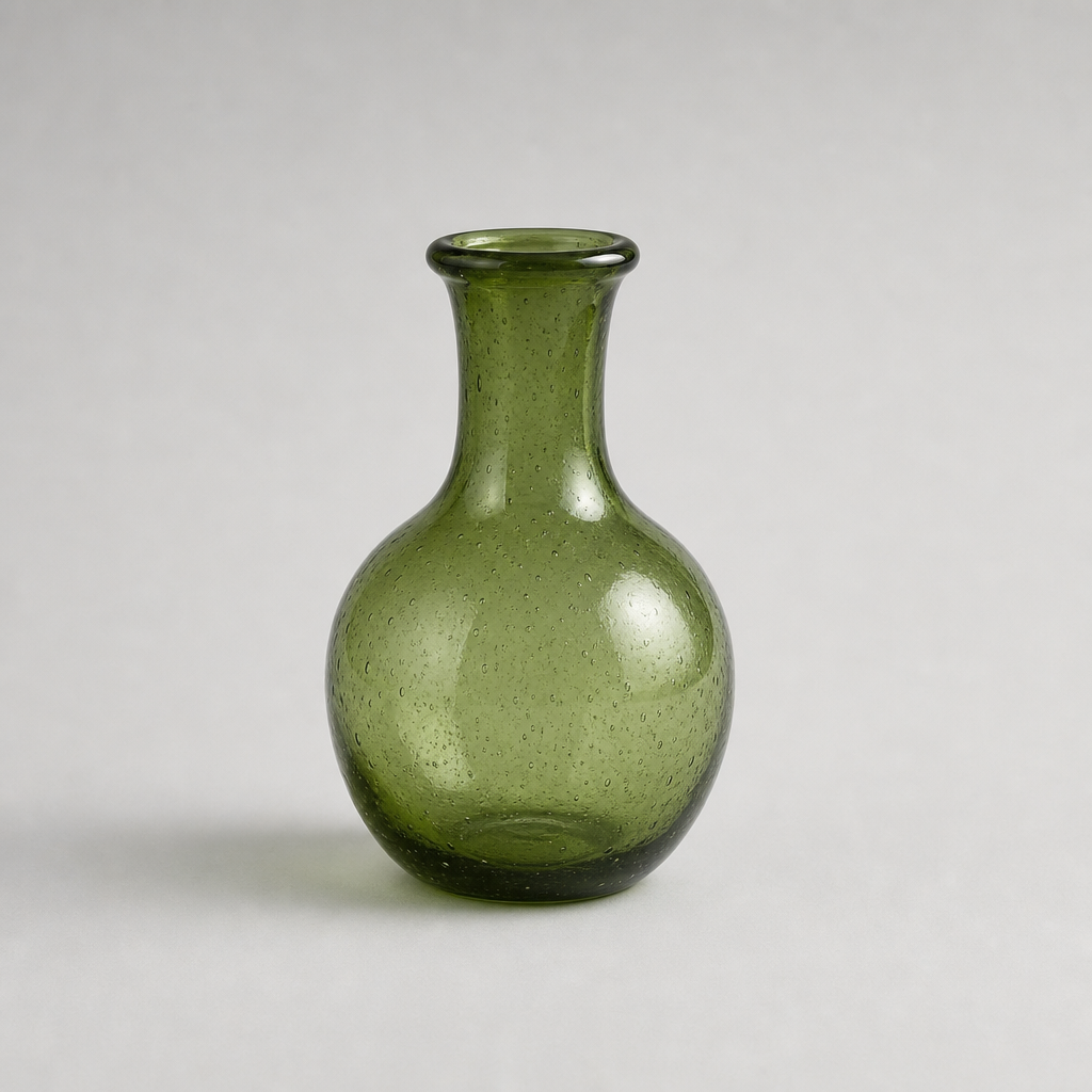 Recycled Glass Bud Vase